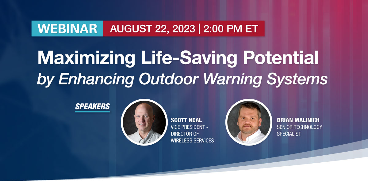 Maximizing Life-Saving Potential by Enhancing Outdoor Warning Systems